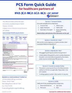 PCS Forms - Emergent Health Partners